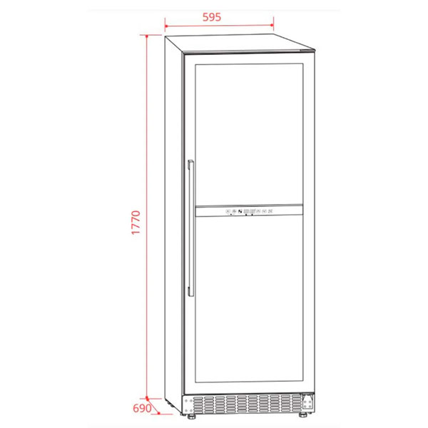 Adega Climatizada Elettromec 160 Garrafas 220V 4