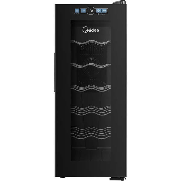 Adega Climatizada Midea 12 Garrafas WBB121 Bivolt - Oferta