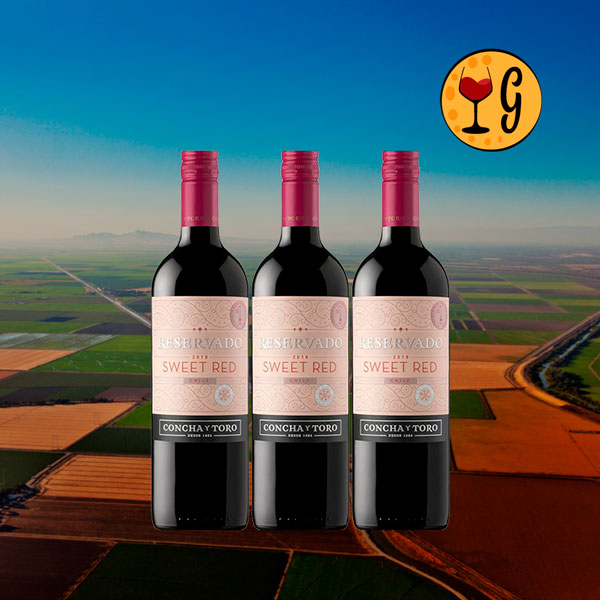Kit 3 Garrafas Concha Y Toro Reservado Sweet Red – Uma Doce Experiência em Três Garrafas - Oferta