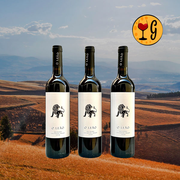 Kit 3 Garrafas Vik O Leão Red Blend 2021 – Rugido Chileno Triplicado - Oferta