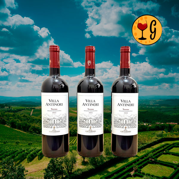 Kit 3 Garrafas Villa Antinori Rosso Toscana 2022 – Elegância Toscana em Dose Tripla - Oferta
