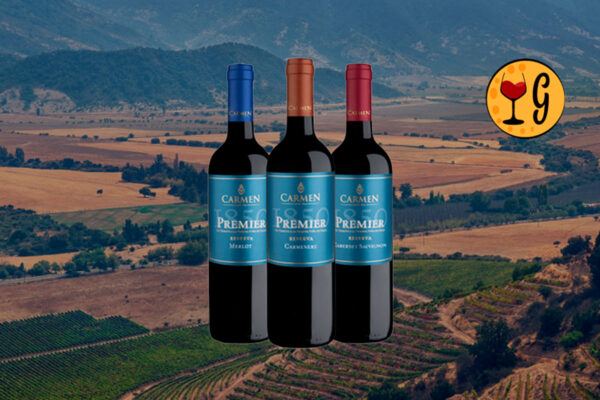 Kit 3 Vinhos Carmen Premier 1850 – Trilogia de Uvas de Bordeaux em Solo Chileno - Thumbnail