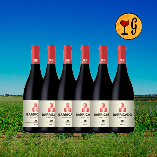Kit 6 Garrafas Barricado Vinho Tinto 2021 – O Achado do Alentejo em Sexteto Imperdível - Oferta