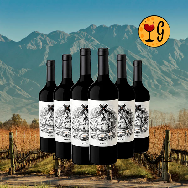 Kit 6 Garrafas Cordero con Piel de Lobo Malbec 2023 – Qualidade de Mendoza em um Sexteto Irresistível - Oferta