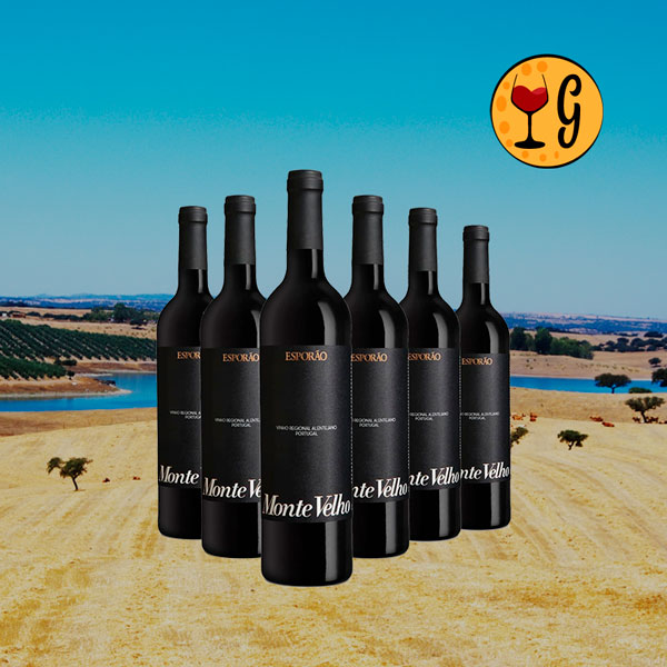 Kit 6 Garrafas Esporão Monte Velho Tinto 2023 – Tradição Alentejana Multiplicada em Seis Garrafas - Oferta