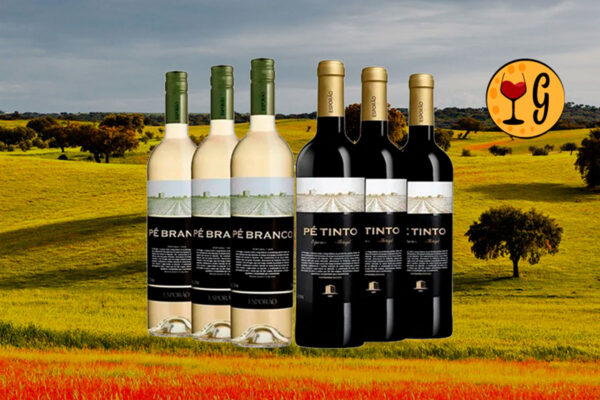 Kit 6 Garrafas Esporão Pé Tinto e Branco – Excelência do Alentejo em Duas Cores com Custo-Benefício Surpreendente - Thumbnail