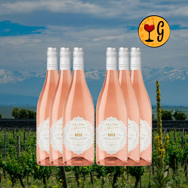 Kit 6 Garrafas Frater & Amicus Rosé 2020 – Brinde à Amizade em Dose Sextupla - Oferta