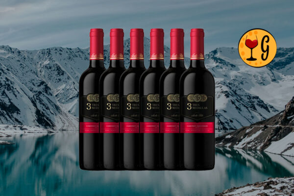 Kit 6 Garrafas Santa Rita Tres Medallas Cabernet Sauvignon – Potência e Suavidade Chilena Multiplicadas por Seis - Thumbnail