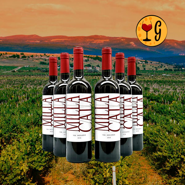 Kit 6 Garrafas Vik Milla Cala 2021 – Tesouro Enológico Chileno Multiplicado por Seis - Oferta