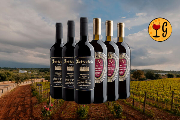 Kit Majestades da Puglia – 3 Settecieli Primitivo 2022 + 3 IL Re Primitivo 2023 em Oferta Especial - Thumbnail