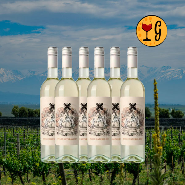 Kit 6 Garrafas Cordero Con Piel de Lobo Dulce Natural 2023 – Doçura e Frescor Argentinos Multiplicados por Seis - Oferta