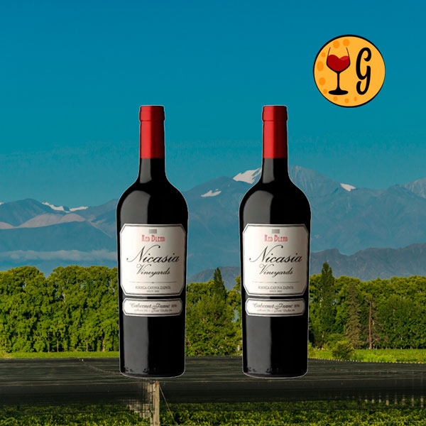 Kit 2 Garrafas Nicasia Vineyards Red Blend Cabernet Franc 2023 – Exclusividade Andina em Dose Dupla por menos de R$103 cada - Oferta