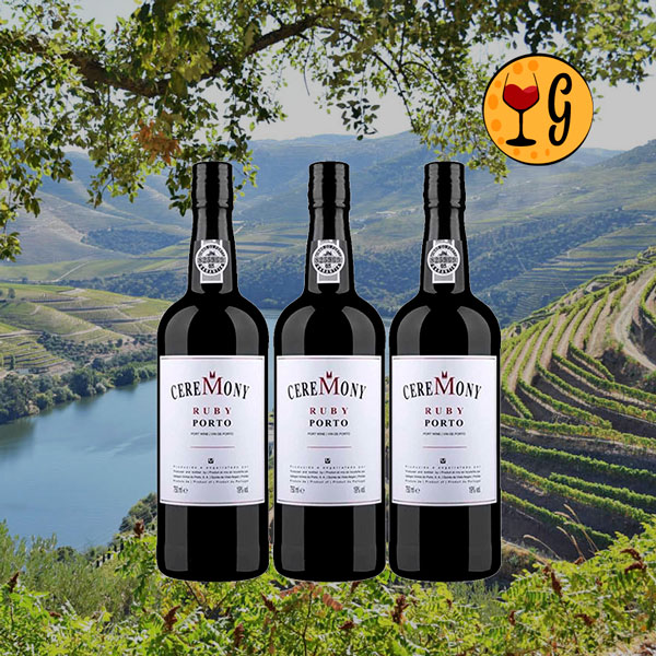 Kit 3 Garrafas Ceremony Porto Ruby – A Doçura do Douro em Dose Tripla - Oferta