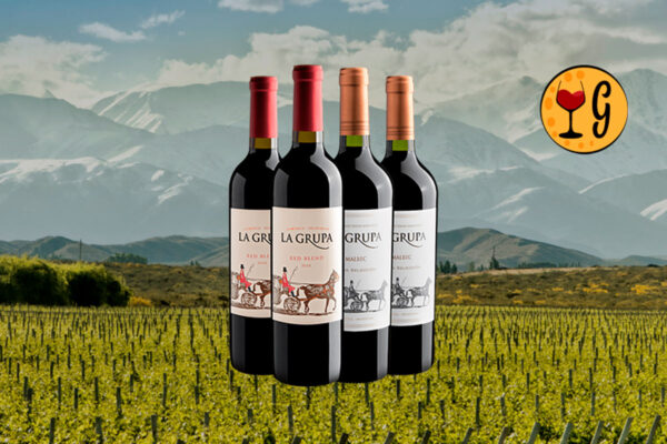 Kit 4 Vinhos La Grupa – Dose Dupla de Mendoza com Malbec e Red Blend 2024 - Thumbnail