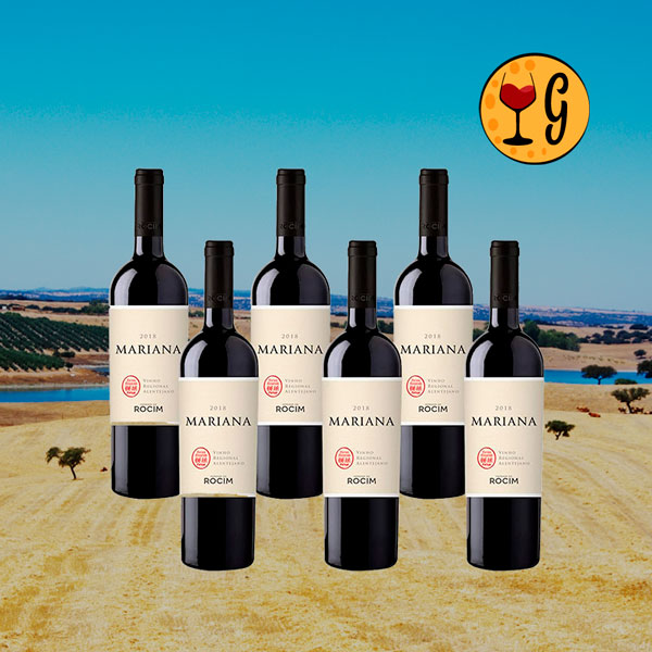 Kit 6 Garrafas Herdade do Rocim Mariana Tinto – Paixão Alentejana Multiplicada por Seis - Oferta