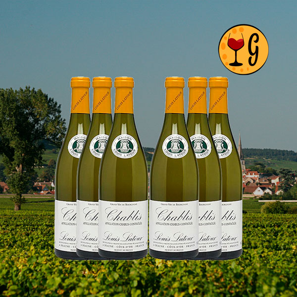 Kit 6 Garrafas Louis Latour Chablis 2020 - Guia Completo da Elegância Mineral de Chablis em Dose Séxtupla - Oferta
