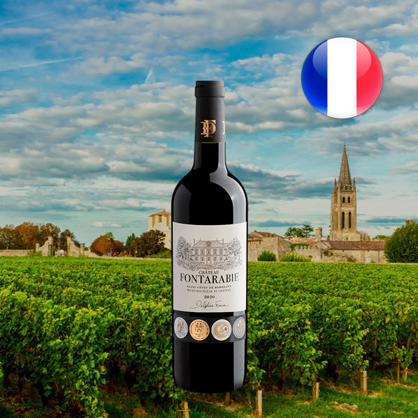 Château Fontarabie Blaye Côtes de Bordeaux AOC 2020 - Oferta