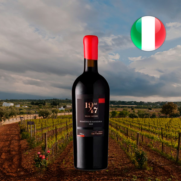 Dal 1947 Vigne Vecchie Primitivo Di Manduria DOP 2020 - Oferta