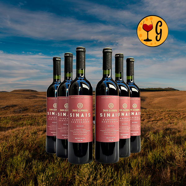 Kit 6 Garrafas Don Guerino Sinais Cabernet Sauvignon 2023 – Intensidade e Frescor Multiplicados por Seis - Oferta