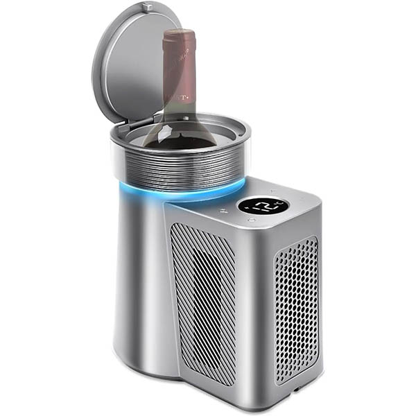 MegaChef Wine Chiller Refrigerador de Vinho de Garrafa Única - Oferta