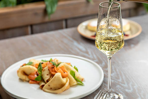 Col Moniér Blanc de Blancs Vino Spumante Extra Dry - Harmonização