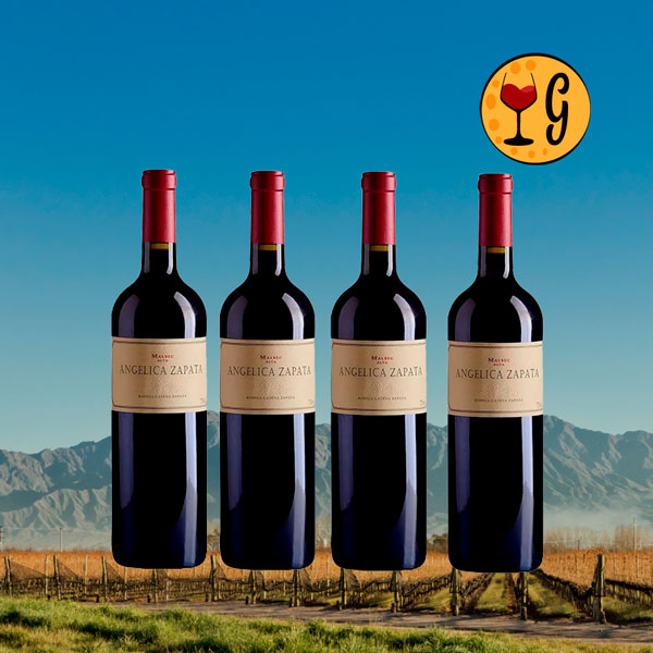 Kit 4 Garrafas Angélica Zapata Malbec Alta – Excelência em Dose Quádrupla - Oferta