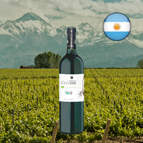 Familia Cecchin Malbec Sin Sulfitos 2024 - Oferta