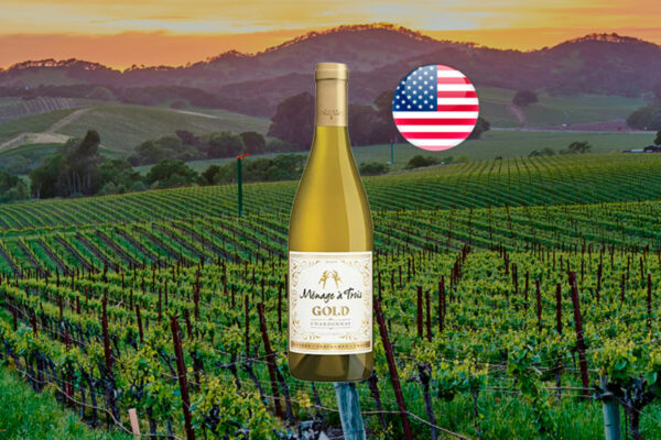 Ménage à Trois Gold Chardonnay 2023 - Thumbnail