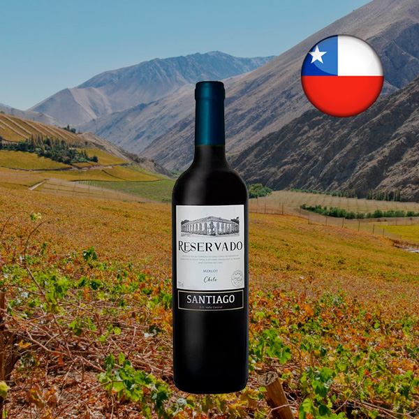 Santiago Reservado Merlot 2019 - Oferta