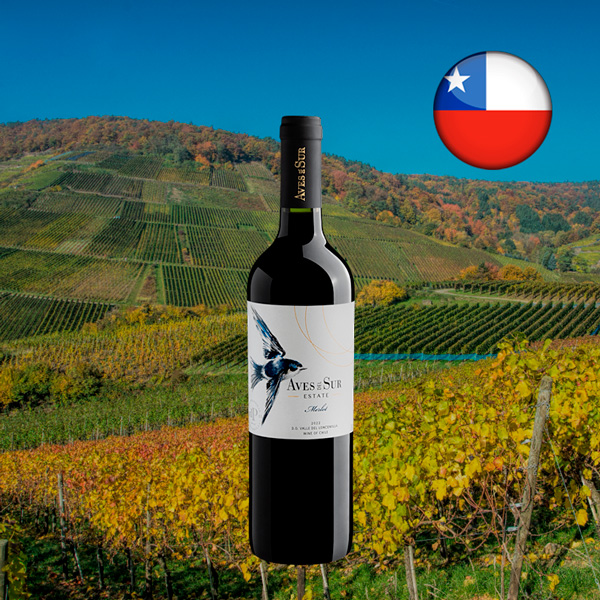 Aves Del Sur Estate Merlot Valle del Loncomilla DO - Oferta