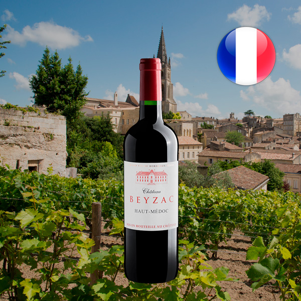 Château Beyzac Haut-Médoc AOC 2023 - Vinho tinto francês | Center