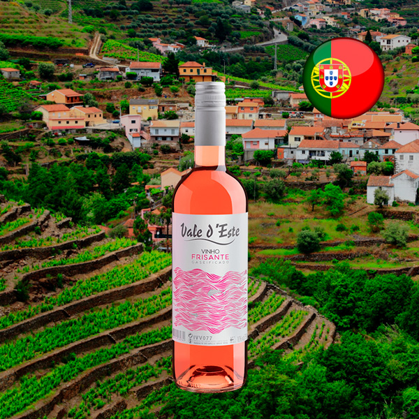Vale d Este Vinho Frisante Gaseificado Rosé - Oferta
