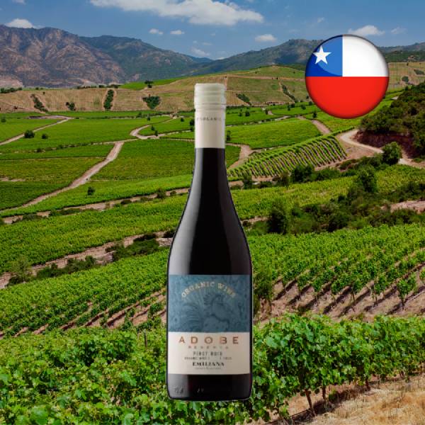 Emiliana Adobe Reserva Pinot Noir Orgânico 2023 - Oferta