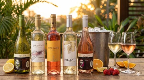 Top 5 Vinhos Brancos e Rosés Refrescantes para o Fim do Verão 2026 - Thumbnail