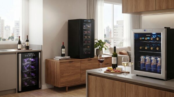 7 melhores adegas climatizadas pequenas para apartamento em 2026