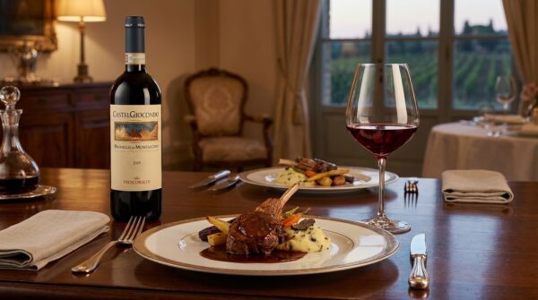 CastelGiocondo DOCG Brunello di Montalcino 2019 - Harmonização