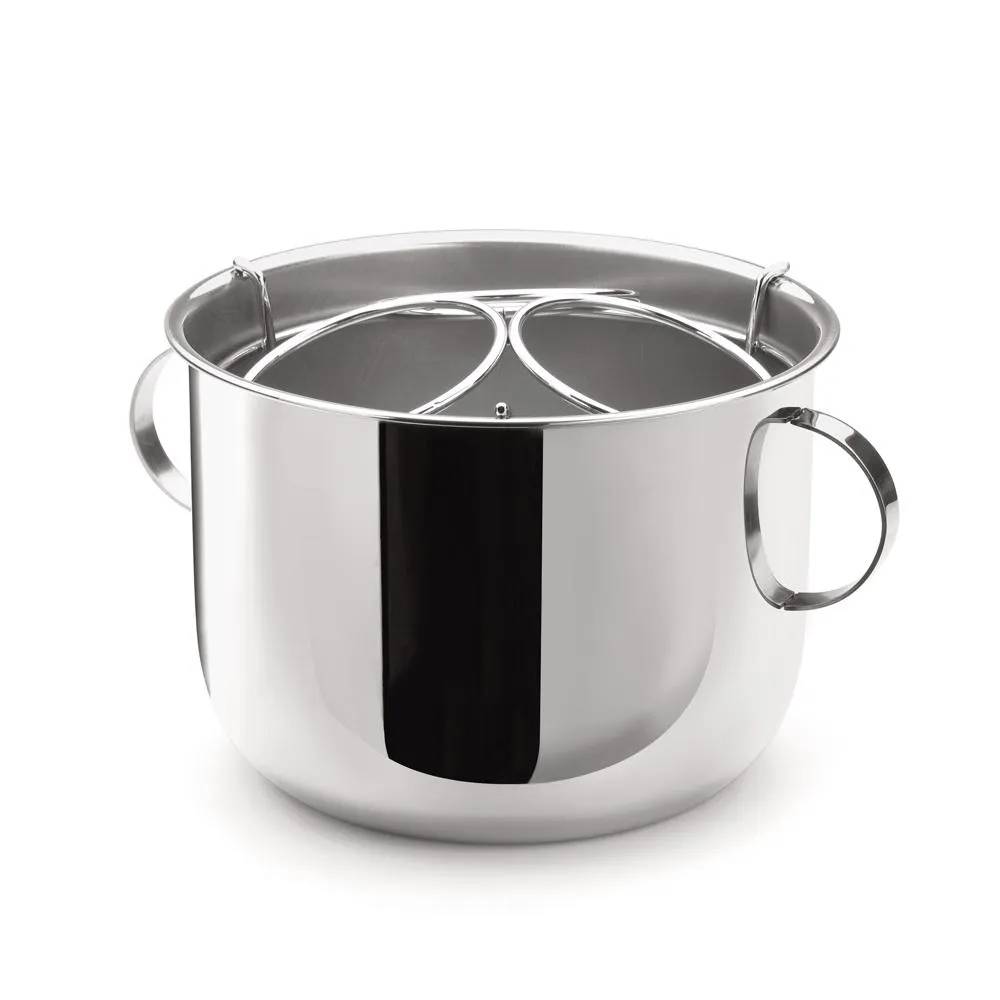Champanheira em inox Forma 6 Litros com alças 02