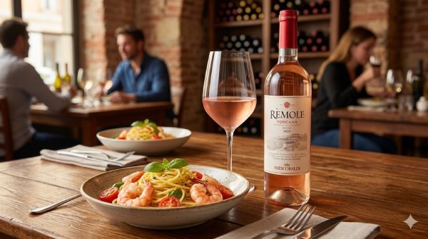 Frescobaldi Rèmole IGT Toscana Rosato 2023 - Harmonização