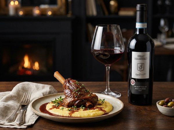 Gran Maestro Primitivo di Manduria DOC 2023 - Harmonização