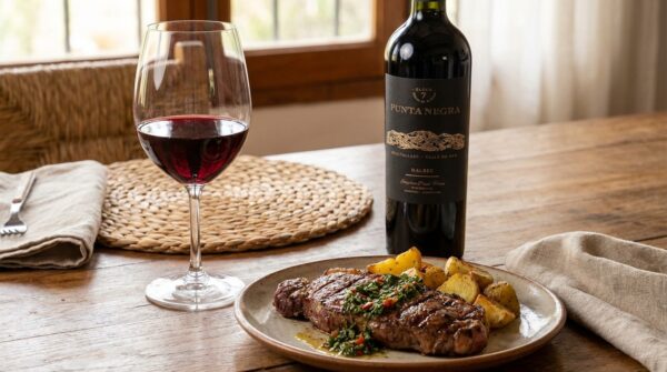 Punta Negra Block 7 Malbec 2024 - Harmonização