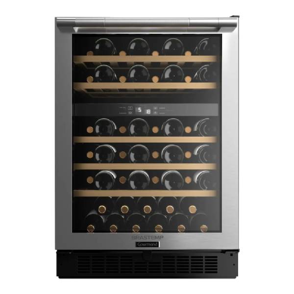 Adega Brastemp Gourmand Dual Zone 51 Garrafas - BZB51AE - Oferta