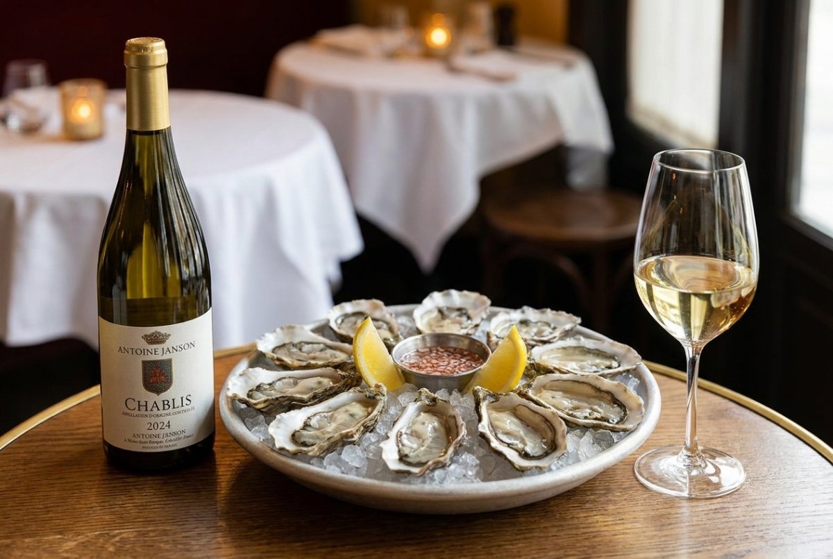Antoine Janson Chablis AOC 2024 - Harmonização