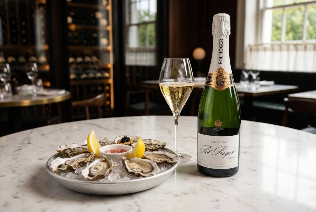 Champagne Pol Roger Brut Réserve - Harmonização