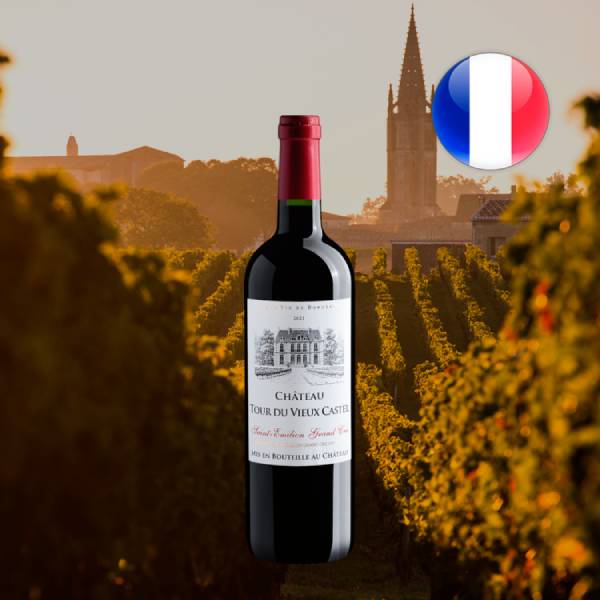 Château Tour du Vieux Castel Saint-Émilion Grand Cru AOC 2021 - Oferta