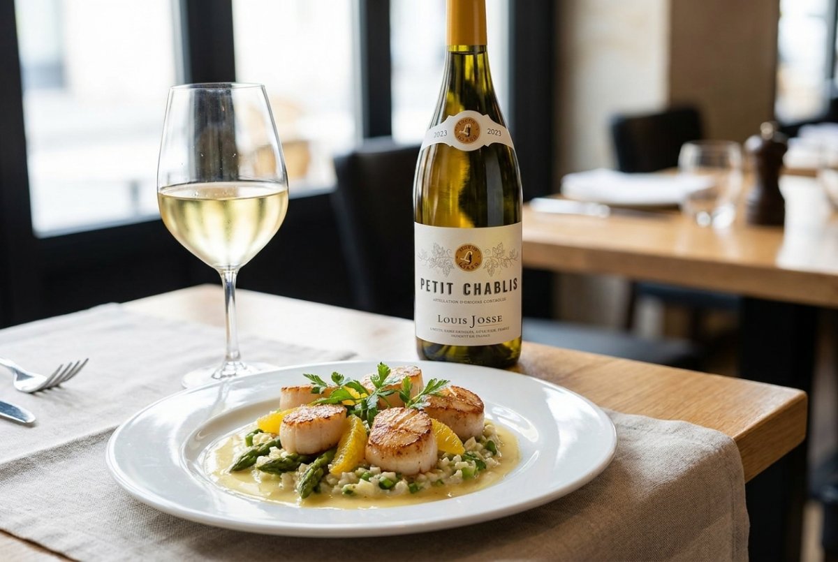 Louis Josse Petit Chablis AOC 2023 - Harmonização