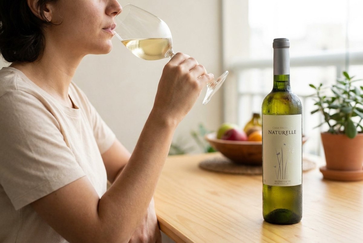 Vinho Casa Valduga Naturelle Branco Suave - Degustando