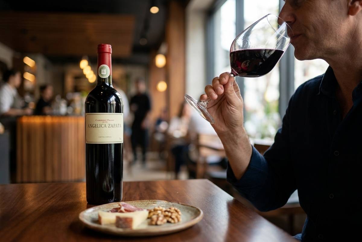 Angelica Zapata Cabernet Franc 2021 - Degustação