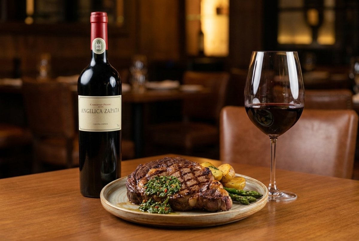 Angelica Zapata Cabernet Franc 2021 - Harmonização