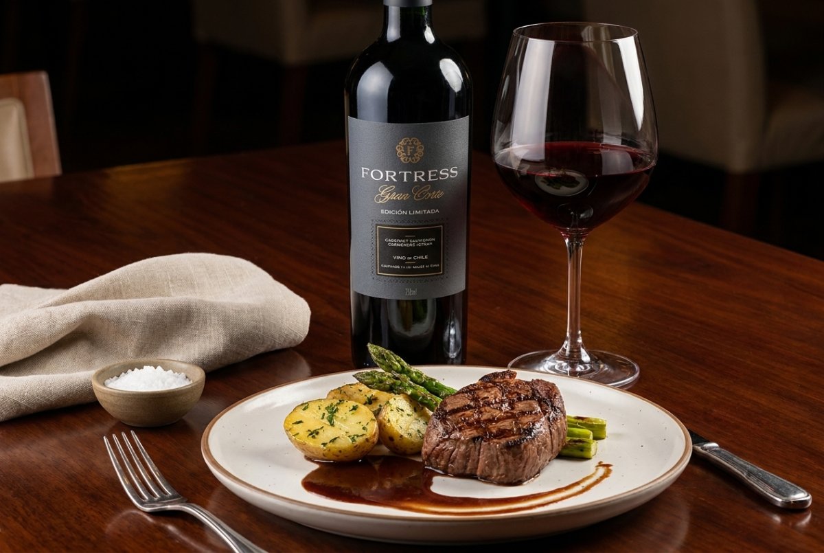 Fortress Edición Limitada de Familia Cabernet Sauvignon - Carmenere - Syrah - Harmonização