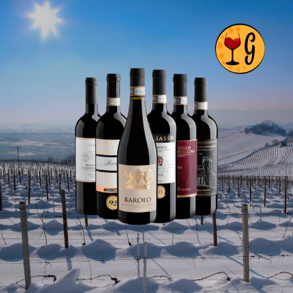 Kit 3 Barolo + 3 Brunello di Montalcino - Oferta